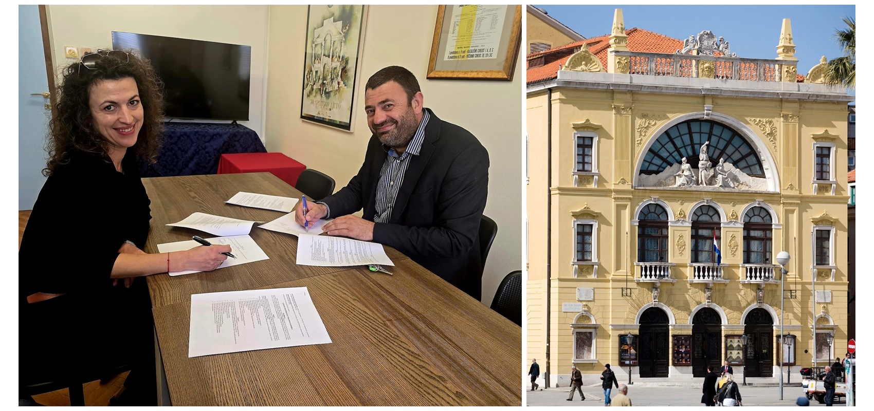 HNK Split i UMAS potpisali koprodukcijski ugovor: 'Dubravka' spojila studente i profesionalce